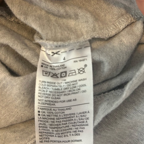 Janie and Jack Ballerina Ruffle Shoulder Tee, size 4 - Picture 9 of 10